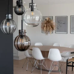 HADELAND GLASSVERK Hadeland Krystallkule Taklampe 5stk