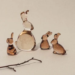 HADELAND GLASSVERK Hare 11cm Glass fra