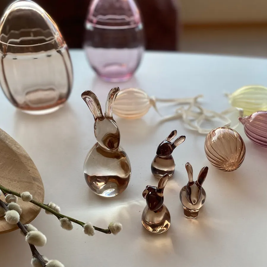 HADELAND GLASSVERK Hare 11cm Glass fra