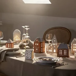 KÄHLER DESIGN Kähler Gingerbread Lyshus Stor Brun