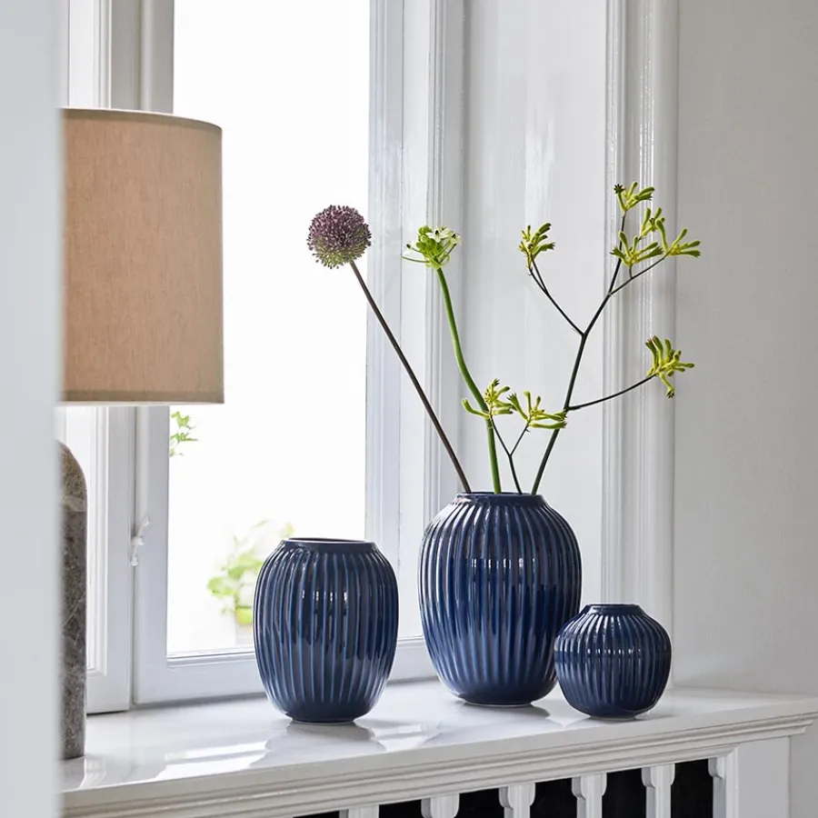 KÄHLER DESIGN Kähler Hammershøi Vase 21cm Indigo