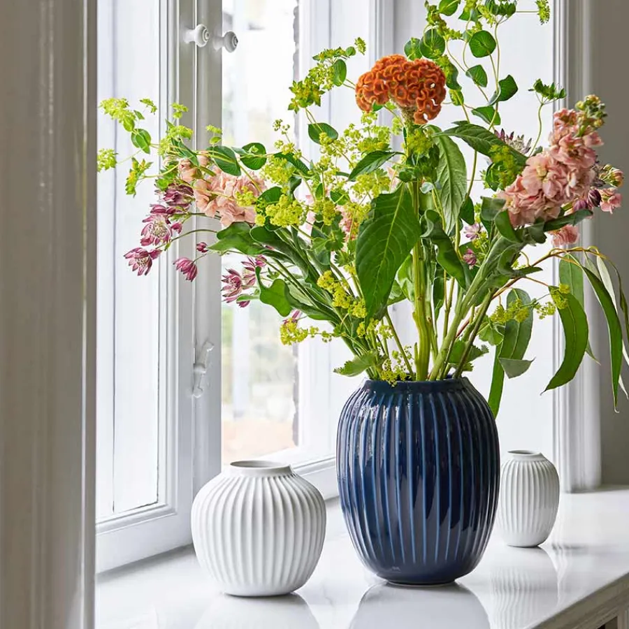 KÄHLER DESIGN Kähler Hammershøi Vase 21cm Indigo