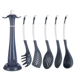 BØRSCOMPAGNIET AS Kjøkkenredskap 5 Deler Med Stativ 31,5cm Grå