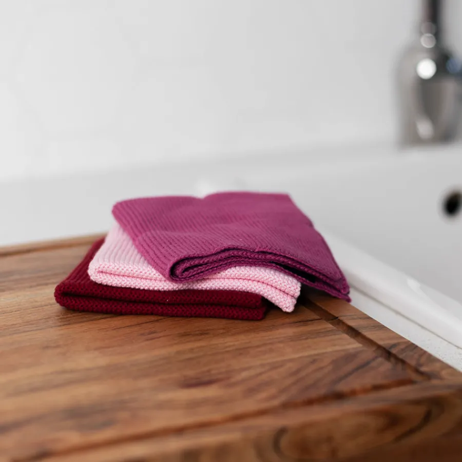 CHRISTIANIA 1739 Klut Rosamix Bomull 25x25cm 3pk