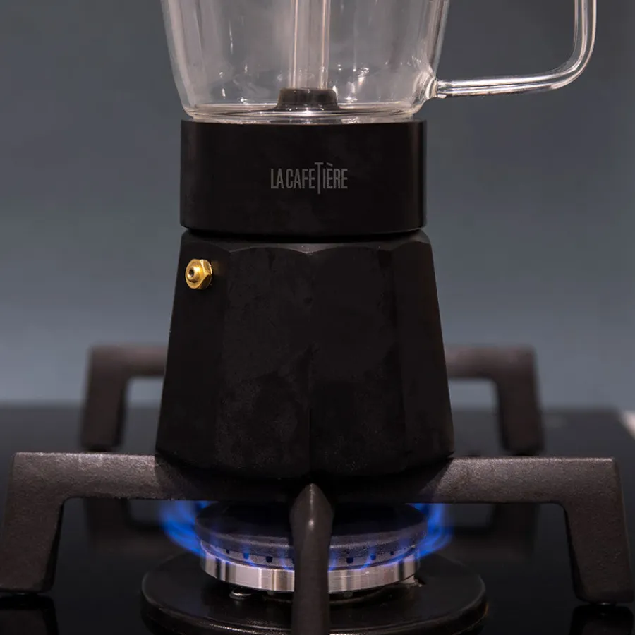 Lifetime Brands Europe ltd La Cafetière Verona Espressokanne 6 kopper Sort