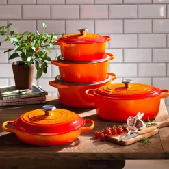 LE CREUSET Støpejernsgryte 3,3L/ 22cm Volcanic