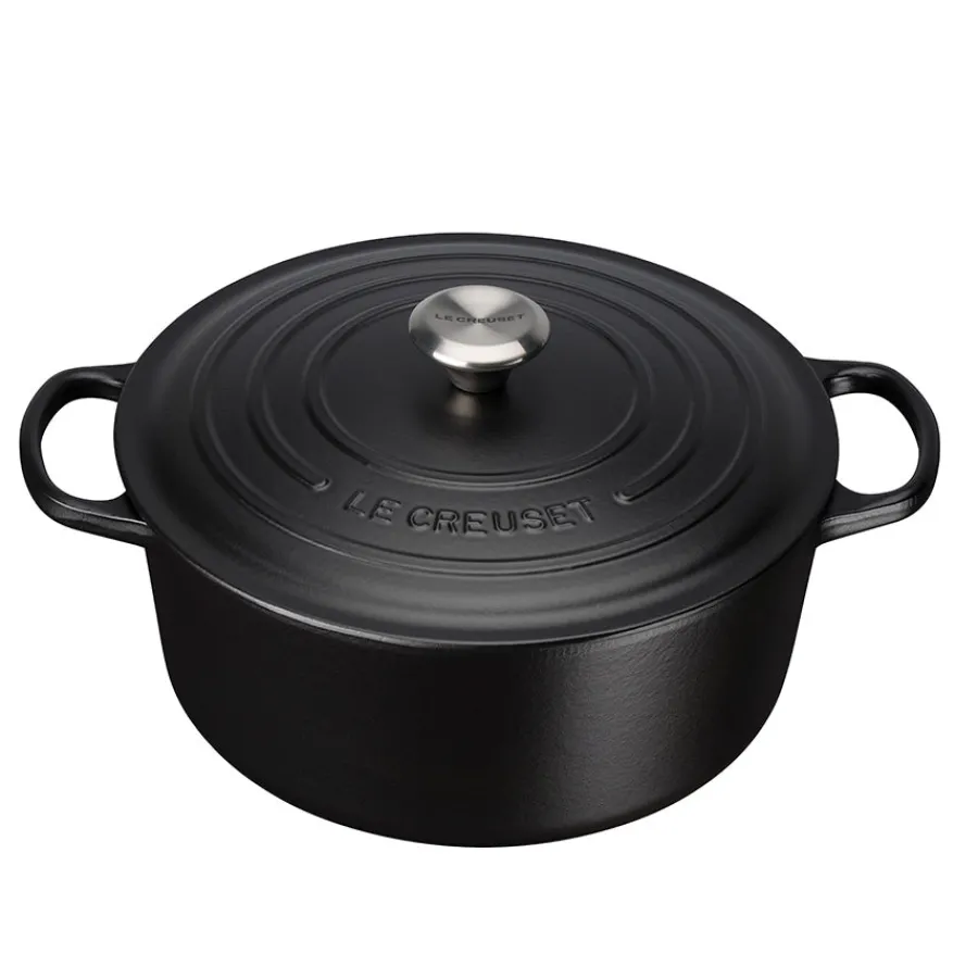 LE CREUSET Støpejernsgryte 6,7L/28cm Matte Black