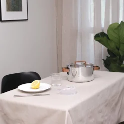 LØVE Løve Boen Gryte 3-Ply 6L 24cm Med Rosegull Håndtak