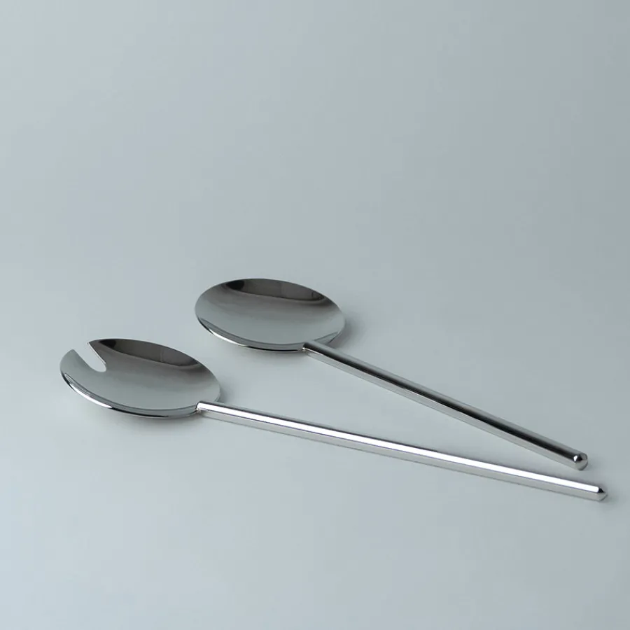 LØVE Løve Vinje Salatbestikk Rustfritt Stål 28cm Sølv