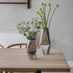 LØVE Løve Vinje Vase Rustfritt Stål 24,5cm Sølv