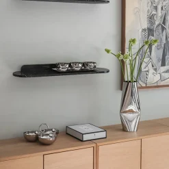 LØVE Løve Vinje Vase Rustfritt Stål 34,5cm Sølv