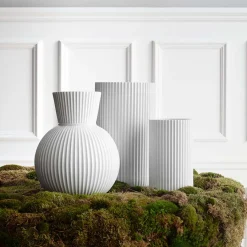 LYNGBY Lyng Porcelæn Vase 25cm Hvit