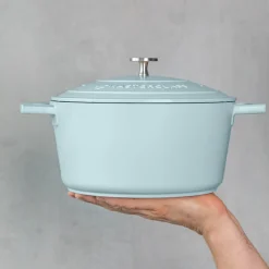 Lifetime Brands Europe ltd Masterclass Cast Aluminium Gryte 4L Himmelblå