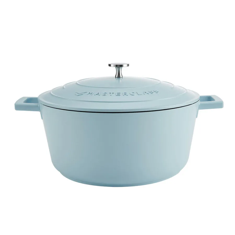 Lifetime Brands Europe ltd Masterclass Cast Aluminium Gryte 5L Himmelblå