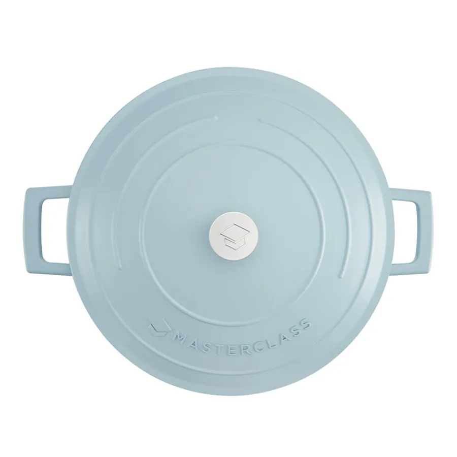 Lifetime Brands Europe ltd Masterclass Cast Aluminium Gryte 5L Himmelblå