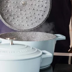 Lifetime Brands Europe ltd Masterclass Cast Aluminium Gryte 5L Himmelblå