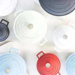 Lifetime Brands Europe ltd Masterclass Cast Aluminium Gryte 5L Himmelblå