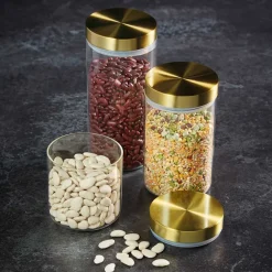 Lifetime Brands Europe ltd Masterclass Oppbevaringsboks 1,5L Glass med Lokk