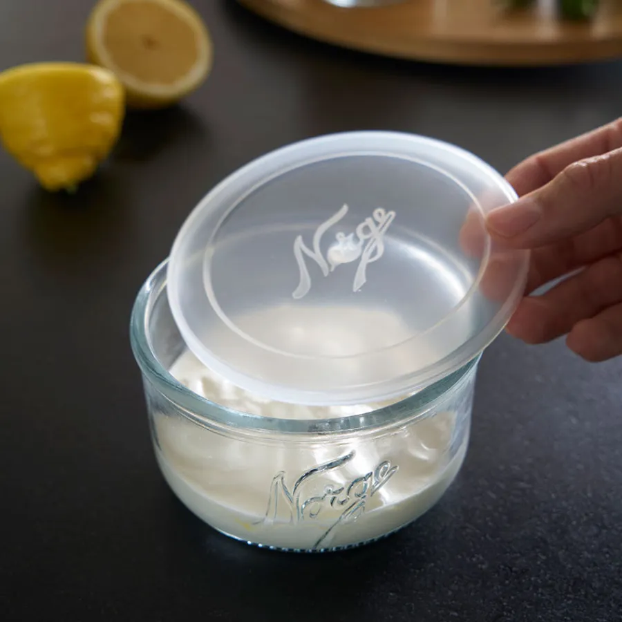 NORGESGLASSET Norgesglass med Plastlokk 370ml