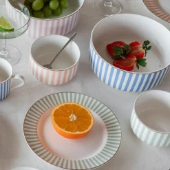 NOVA Abby Skål 12cm Oransje m/Gullkant