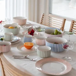 NOVA Abby Skål 12cm Rosa m/Gullkant