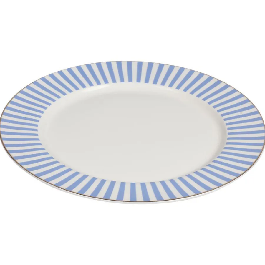 NOVA Abby Tallerken 26cm Blå m/Gullkant