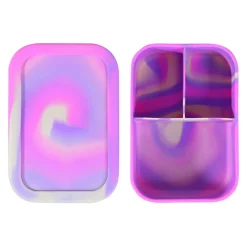 NOVA Dynamic Matboks 1200ml Silikon 3 Rom Rosa Batikk