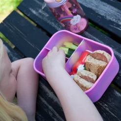 NOVA Dynamic Matboks 1200ml Silikon 3 Rom Rosa Batikk