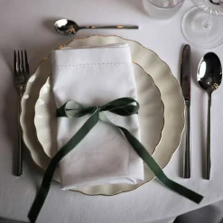 NOVA Lilly Tallerken 26cm Hvit m/Gullkant