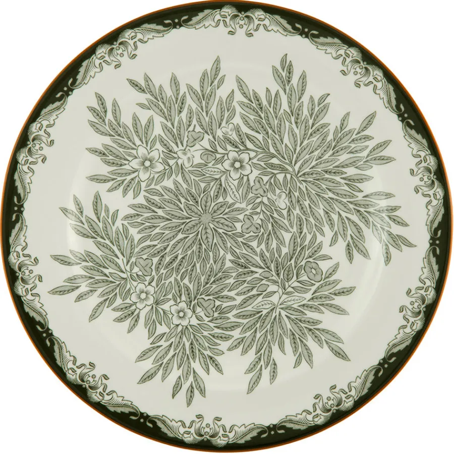 RÖRSTRAND OSTINDIA FLORIS TALLERKEN 27CM GRØNN