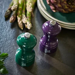 PEUGEOT Bistro Saltkvern 10cm Skogsgrønn Lakkert