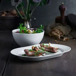 PILLIVUYT Plisse Ovalt Serveringsfat 36cm