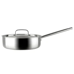 PILLIVUYT GOURMET Pillivuyt Somme Sautepanne med Lokk 24cm Rustfritt Stål