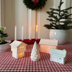 PORSGRUNDS PORSELÆNSFABRIK Porsgrunds Porselænsfabrik Juletre Telysholder 11cm