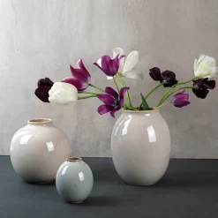 PORSGRUNDS PORSELÆNSFABRIK Porsgrunds Porselænsfabrik Soft Vase 18cm Off-White