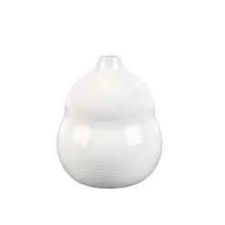 PORSGRUNDS PORSELÆNSFABRIK Porsgrunds Porselænsfabrik Bølge Hvitt Stilkvase 19cm