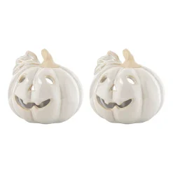 PORSGRUNDS PORSELÆNSFABRIK Porsgrunds Porselænsfabrik Gresskar Lyslykt Keramikk 8,9x8,5cm 2pk