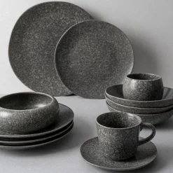 PORSGRUNDS PORSELÆNSFABRIK Porsgrunds Porselænsfabrik Natur Dyp Tallerken 16cm Mørk Granitt