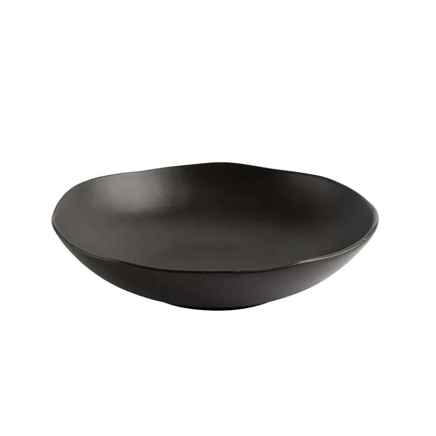 PORSGRUNDS PORSELÆNSFABRIK Porsgrunds Porselænsfabrik Natur Dyp Tallerken 24cm Matt Sort