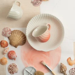 PORSGRUNDS PORSELÆNSFABRIK Porsgrunds Porselænsfabrik Kamskjell Krus 30cl Korall