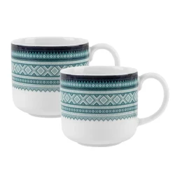 PORSGRUNDS PORSELÆNSFABRIK Porsgrunds Porselænsfabrik Marius Trend Krus 25cl Blå 2pk