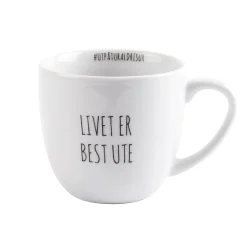 PORSGRUNDS PORSELÆNSFABRIK Porsgrunds Porselænsfabrik Krus Livet Er Best Ute 38cl