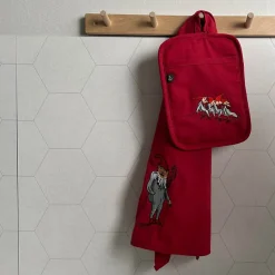 PORSGRUNDS PORSELÆNSFABRIK Porsgrunds Porselænsfabrik Nisse Gryteklut 23x18cm Rød