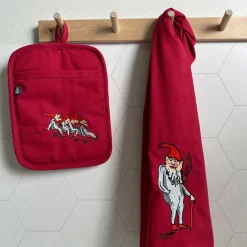 PORSGRUNDS PORSELÆNSFABRIK Porsgrunds Porselænsfabrik Nisse Gryteklut 23x18cm Rød