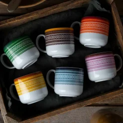 PORSGRUNDS PORSELÆNSFABRIK Porsgrunds Porselænsfabrik Marius Trendkrus Flerfarget 6stk