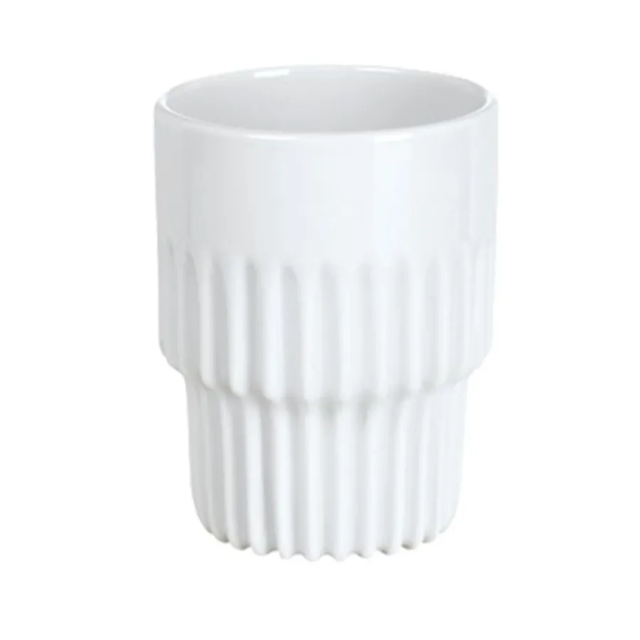 PORSGRUNDS PORSELÆNSFABRIK Porsgrunds Porselænsfabrik Sense Kopp U/Hank Med Riller