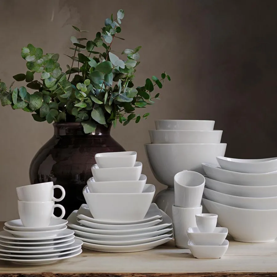 PORSGRUNDS PORSELÆNSFABRIK Porsgrunds Porselænsfabrik Sense Tallerken Firkant 27 cm