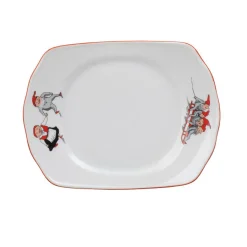 PORSGRUNDS PORSELÆNSFABRIK Porsgrunds Porselænsfabrik Nisseservise Oval Asjett