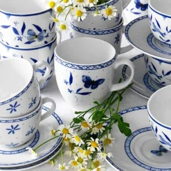 PORSGRUNDS PORSELÆNSFABRIK Porsgrunds Porselænsfabrik Bluebird Butterfly Krus 35 cl