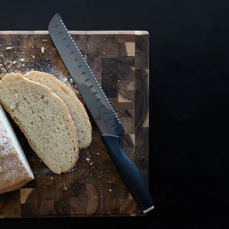 PORSGRUNDS PORSELÆNSFABRIK Porsgrunds Porselænsfabrik De Cuisson Brødkniv 21cm Sort